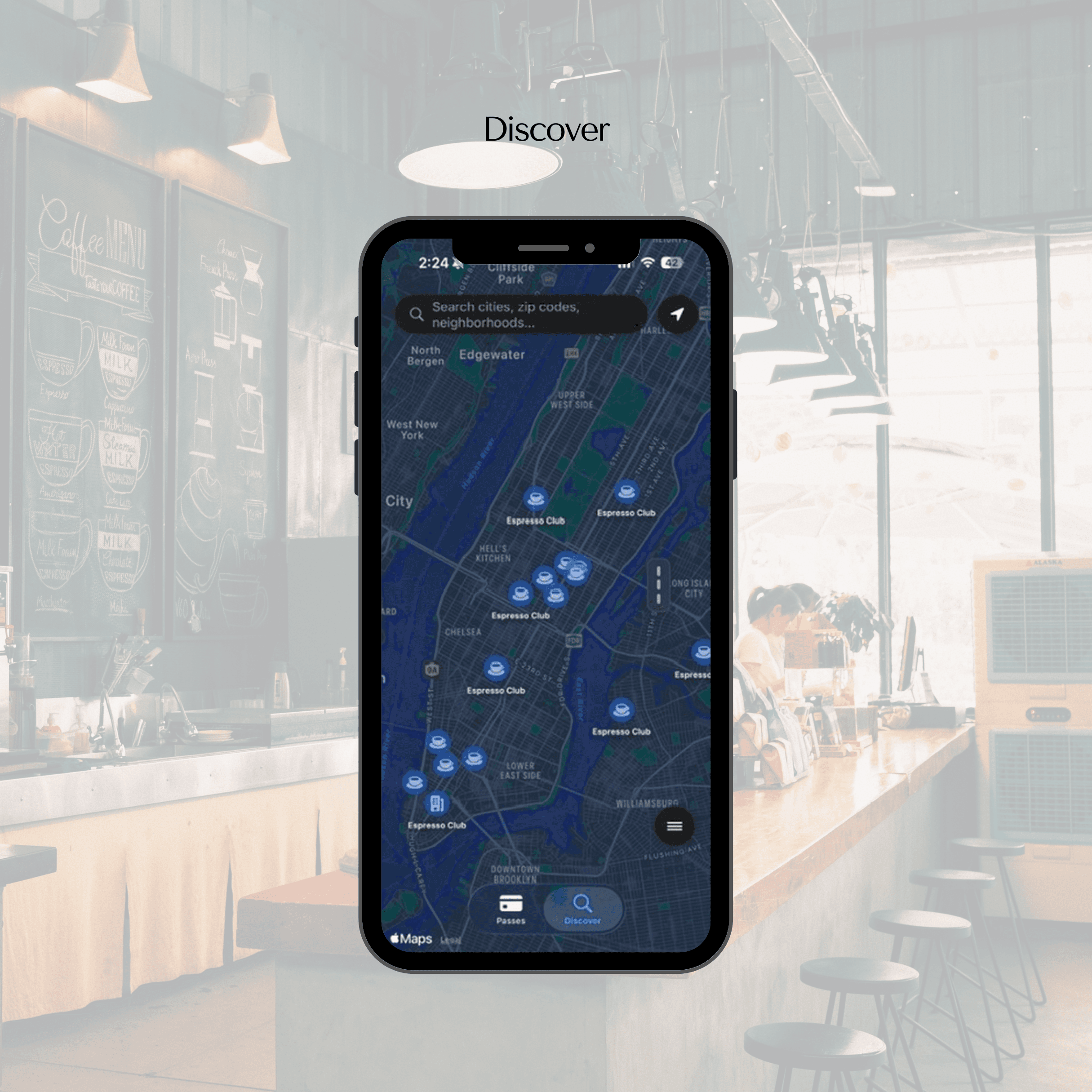 Choose your local coffee shop